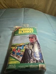 Vintage 1987 Coghlans All Purpose Thermal Blanket Nip 50" X 79" -new Package. Fixed Price $9.00.