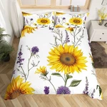 Feelyou Sunflower Duvet Cover Set King Size 3D Printed Nature Bedding Pri.... Fixed Price $47.66.