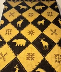 Vintage Hi Pile San Marcos Reversible Outdoors Lodge Cabin Frazada Throw Blanket. Fixed Price $47.96.