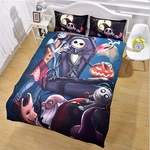 3D Nightmare Before Christmas Duvet Cover Sets, Scarecrow Style Sally And Jac.... Fixed Price $63.28.