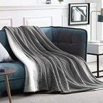 212 Walensee Ash Grey Sherpa Fleece Throw Blanket 50 X60 Plush Soft. Fixed Price $29.99.