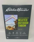 Eddie Bauer Portable Heated Throw Blanket-rechargeable Battery. (black) New. Fixed Price $99.95.