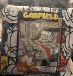Vintage Pure Garfield Twin Franco Comforter Nos Andy Warhol Colorblock Read*. Fixed Price $129.00.