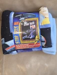 Star Trek Tos Spock Captain Kirk No Sew Fleece Throw Kit 43" 55" Finished. Fixed Price $30.00.