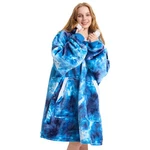 Kipswiza Wearable Blanket Hoodie Gifts For Adult/regular, Blue Tie Dye/sherpa. Fixed Price $30.99.
