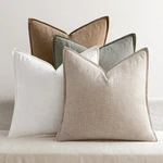 Miulee Neutral Linen Pillow Covers Of 18" X (pack 4),. Fixed Price $50.99.