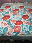 Lush Decor Poppy Garden Reversible Quilted Throw Blanket. Fixed Price $28.49.