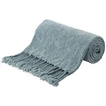 Battilo Home Blue Grey Throw Blanket Couch Bed Soft Cozy Light Chenille Fri. Fixed Price $58.04.