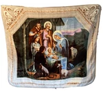 Christmas Nativity Throw Blanket Northwest 50 60 Baby Jesus Manger Xmas. Fixed Price $34.99.