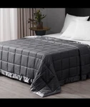 Downluxe Lightweight King Alternative Blanket With Satin Trim Gray 90 100. Fixed Price $69.00.