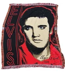 Vintage Elvis Presley Tapestry Throw Blanket The Northwest Company Made Usa. Fixed Price $29.99.