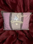 New Kashwere Luxury Travel Set - Woodrow Stripe Throw Blanket & Pillow Bed Nib. Fixed Price $69.99.