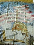 Soldier's Prayer Throw By Simply Home, 50" X 60", Brand New. Fixed Price $34.99.