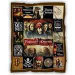 Pirates Of The Caribbean Blanket, Fleece Sherpa. Fixed Price $38.95.