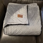 Pendleton 48X72" Weighted Blanket - Gray Velvety Soft 15 Lbs.. Fixed Price $40.00.