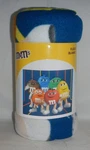 M&ms Chocolate Candy World Character Polyester Fleece Blanket 50 X 60. Fixed Price $9.99.