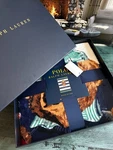 Bn Polo Ralph Lauren Home Seaside Bear Throw Blanket With Original Gift Box. Fixed Price $139.00.