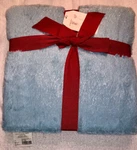 Cannon Metallic Throw Shimmer Blue Faux Fur Plush 50 70 Nwt. Fixed Price $7.99.