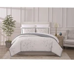 Charisma Terra $600 Queen 3PC Duvet Cover Set Tan Plus Bonus 2X White Euro Shams. Fixed Price $250.00.