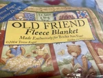 Vtg 2004 Teresa Kogut Old Friend Fleece Blanket Teddy Bear Nos 53 3/4 X 64 1/4. Fixed Price $24.99.