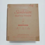 Sunbeam Blue Plaid Heated Microplush Sherpa Blanket Throw 50 60 With Remote New. Fixed Price $34.99.
