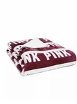 Victorias Secret Pink Black Friday Sherpa Throw Blanket New! Burgundy Logo. Fixed Price $99.95.