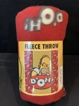 Homer Simpson Doh Fleece Throw Blanket 50 X60 New Rare Htf!!. Fixed Price $31.50.