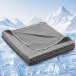 Lightweight Cooling Blanket Breathable Soft Cold Ice Throw For Hot Sleepers Bed. Fixed Price $55.78.