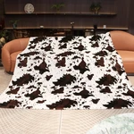 Geulay Cow Print Blanket King Size, Lightweight Extra Lage Western Fuzzy Flee.... Fixed Price $44.34.