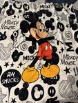 Disney Mickey Mouse Throw Soft Blanket Plush Fleece 50X40 Classic. Fixed Price $15.99.