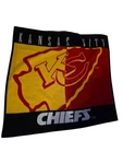 Vintage Kansas City Chiefs Biederlack Blanket Throw 90S Plush Stadium Fleece. Fixed Price $34.99.