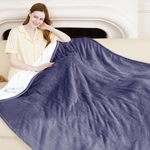 Heated Blanket Throw 50" X 60" - Soft Flannel Sherpa Electric With. Fixed Price $40.99.