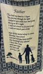 Manual Woodworkers & Weavers Father You Held Throw Blanket Cotton 40 X 60 Blue. Fixed Price $40.00.