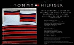 New Tommy Hilfiger Sebastian Blue/red Stripe Twin Comforter Cover/duvet+sham Set. Fixed Price $29.98.