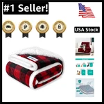 Luxury Waterproof Pet Blanket 60X40 - Reversible Sherpa Fleece For Dogs & Cats. Fixed Price $55.99.