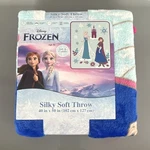 Disney Frozen Elsa Anna Silky Soft Polyester Throw Blanket 40X50IN Blue Pink. Fixed Price $24.49.