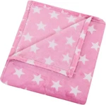 Flannel Fleece Star Throw Blanket Pink - Soft Plush Cozy Fuzzy Microfiber. Fixed Price $62.56.