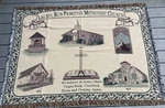 Vtg Mill Design Christian Tapestry Throw Blanket Laurel Run Methodist Church. Fixed Price $35.00.