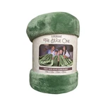 Luxuriant Home The Huge One Family-sized Velvet Cloud Blanket, Sage Green. Fixed Price $34.99.