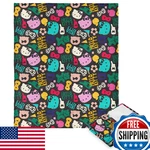Northwest Sanrio Hello Kitty Friends Collage Silk Touch Throw 40 X 50. Fixed Price $50.61.