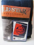 New All Star York Islanders Blanket Throw 60" X 80" Nhl Fan Made In Usa Nip. Fixed Price $37.99.