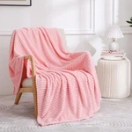 Puncuntex Flannel Fleece Throw Blanket Light Pink 50" 70",. Fixed Price $26.31.