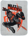 Marvel Miles Morales Spiderman Micro Raschel Throw Blanket 48" X 60". Fixed Price $29.99.