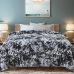 Richave King Fuzzy Blanket Tie Dye Grey, Premium Lightweight, Soft Anti-static. Fixed Price $41.97.