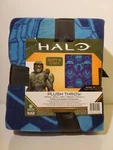 Halo Infinite Plush Throw Blanket 40X50 Xbox Microsoft Cozy Blue Gift. Fixed Price $12.99.