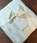 King Chenille Jacquard Blanket Ivory/white Chevron Geo - Threshold. Fixed Price $29.98.