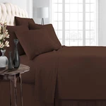 Branded Bedding Collection Egyptian Cotton Select Size & Tc Brown Solid. Fixed Price $87.77.
