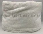 Pottery Barn Faux Fur Cozy Blanket White Full Queen #T1216. Fixed Price $74.06.