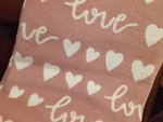 Reversible Pink Love Hearts Throw Blanket - New. Fixed Price $29.50.