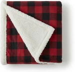 Eddie Bauer - Sherpa Throw Blanket For Couch 50X60 Ultra Soft Reversible Fleec. Fixed Price $19.58.